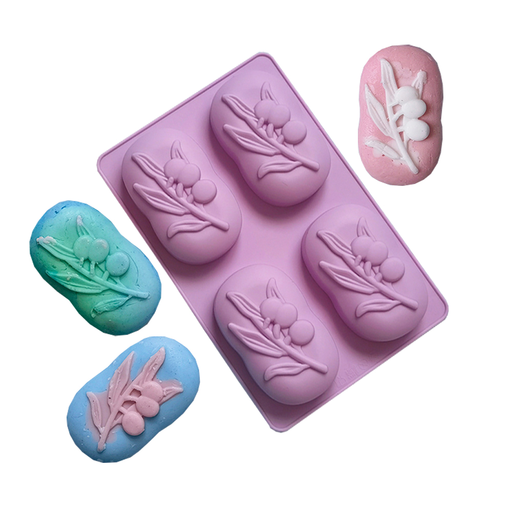 4 Cavities Oval Olive Tree Sil - Candle Making Diy Kit 评论和价格