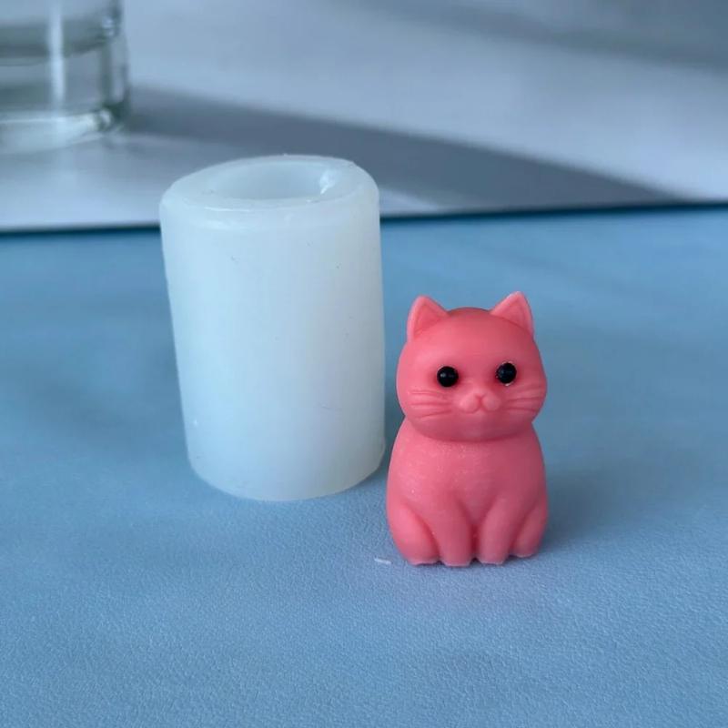 3D Fat Cat  Animal Silicone Ca - Candle Making Fat 评论和价格