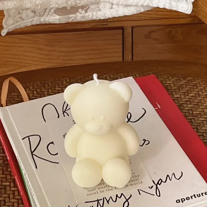 3D Cute Cartoon Bear Silicone  - Candle Making Diy Kit 评论和价格