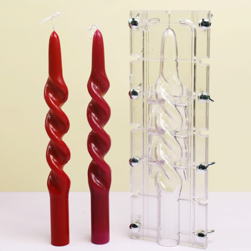 Twisted Stripe Column Acrylic  - Candle Making Diy Kit 评论和价格