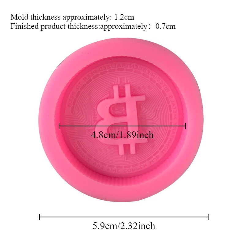 1/3pcs Currency Logo Soap Sili - Candle Making Ideas 评论和价格