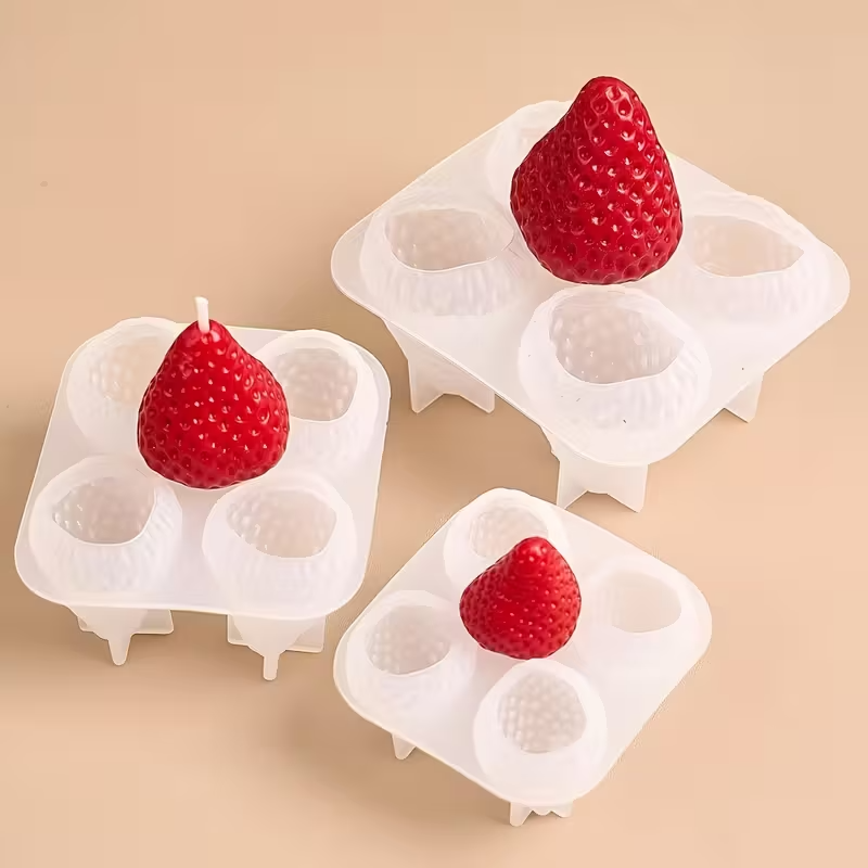 Strawberry Silicone Candle Mol - Candle Making Ideas 评论和价格