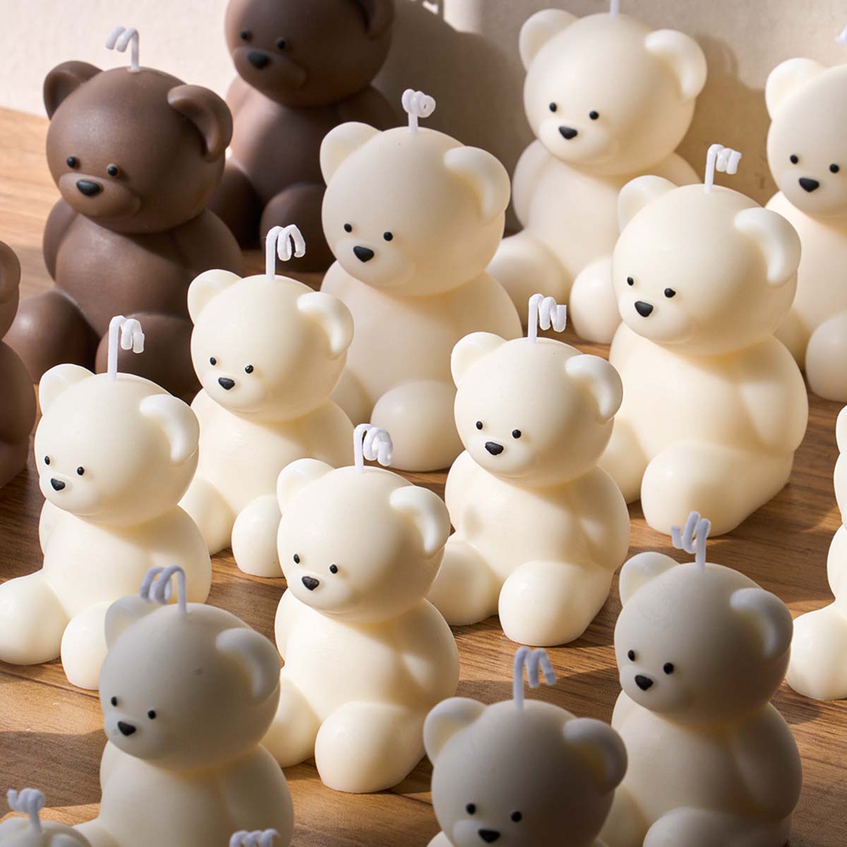 S/M/L Size Bear Silicone Candl - Candle Making Fat 评论和价格