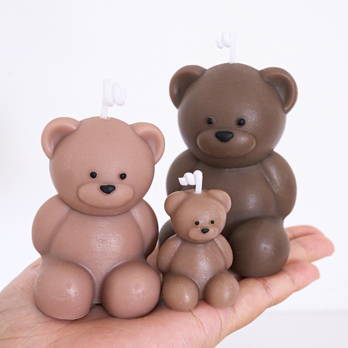 S/M/L Size Bear Silicone Candl - Candle Making Fat 评论和价格