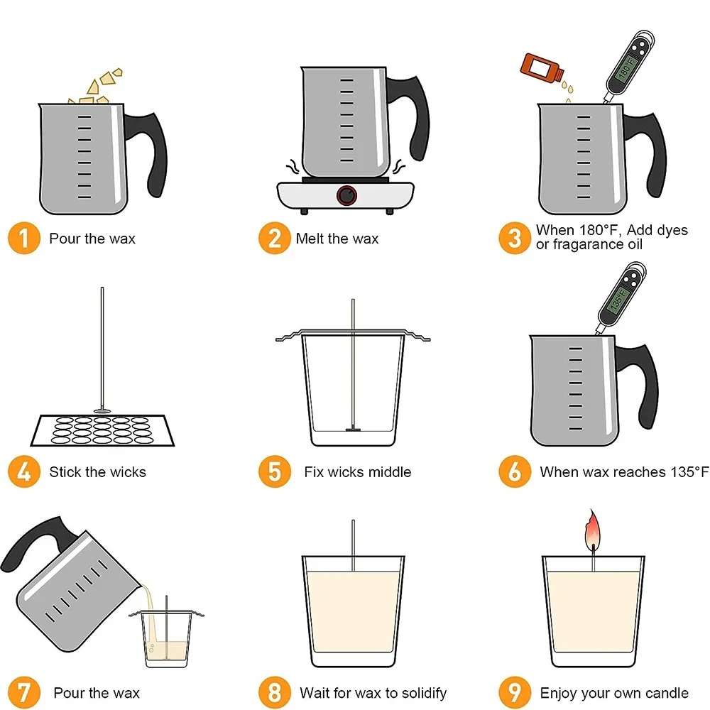 Glintmos DIY Candle Making Kit - Candle Making Vessels 评论和价格