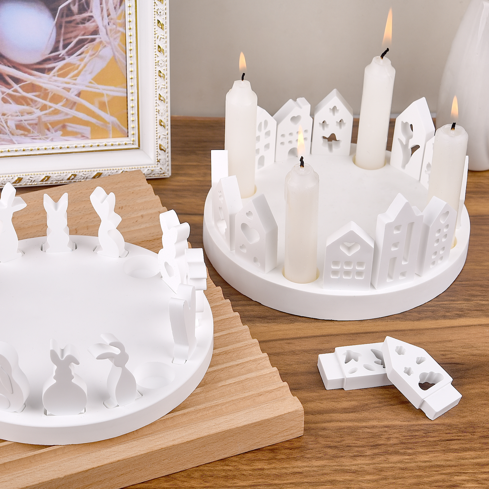 Hollow House Rabbit Candle Hol - Candle Making Ideas 评论和价格