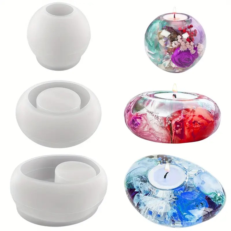 Tealight Candle Holder Resin S - Candle Making Vessels 评论和价格