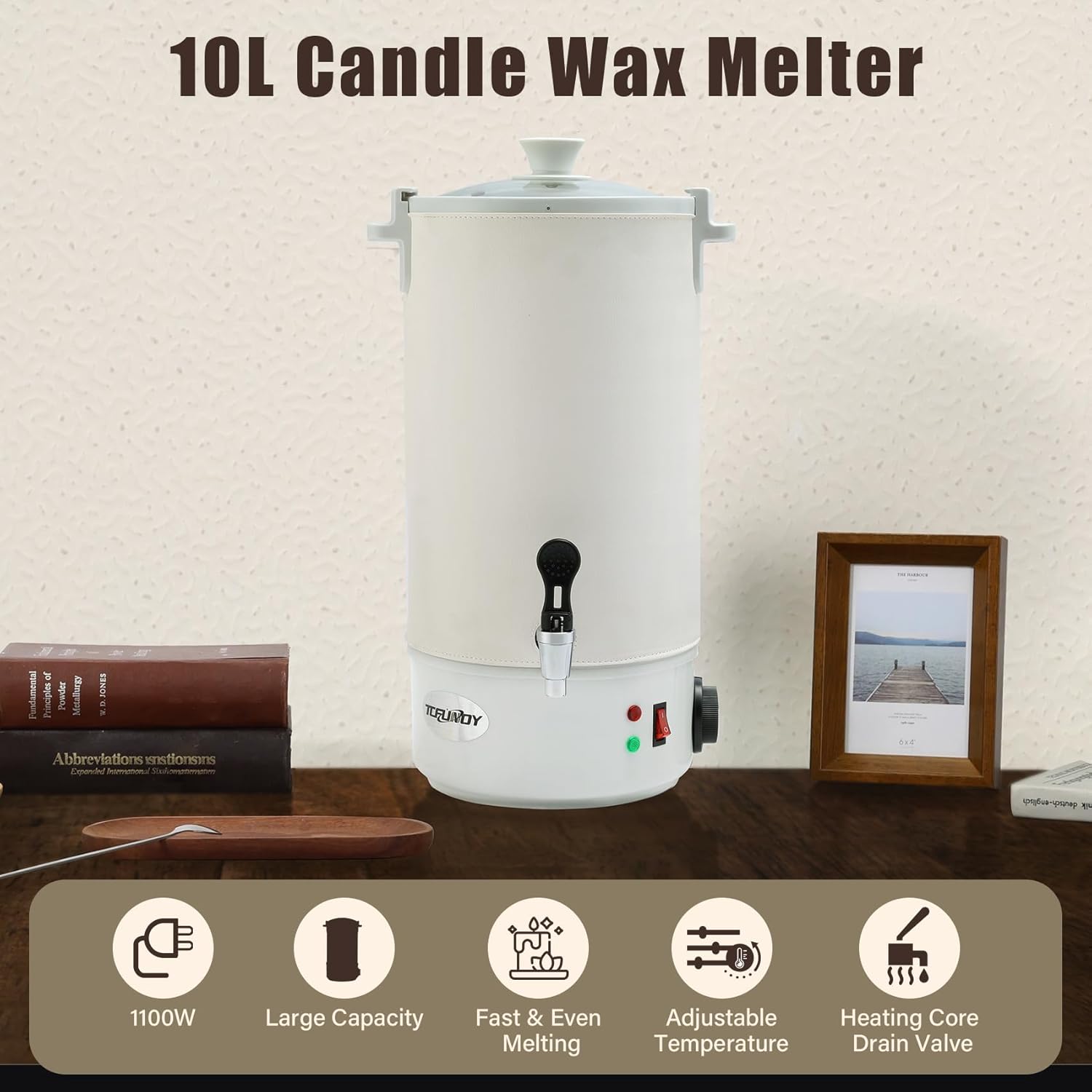 Electric Candle Wax Melter Pot - Candle Making Diy Kit 评论和价格