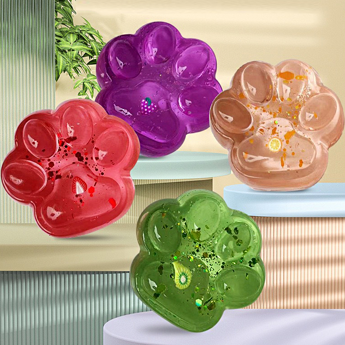 100G 7Colors Jelly Wax DIY Han - Candle Making Vessels 评论和价格