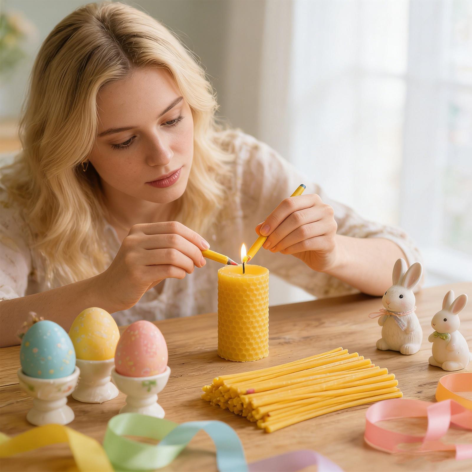 Egg Decorating Beeswax Sticks  - Candle Making Diy Kit 评论和价格