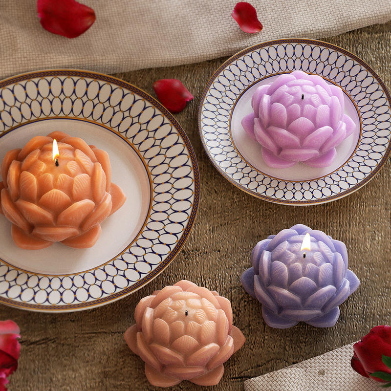 1PC Lotus Flower Candle Mold S - Candle Making Ideas 评论和价格