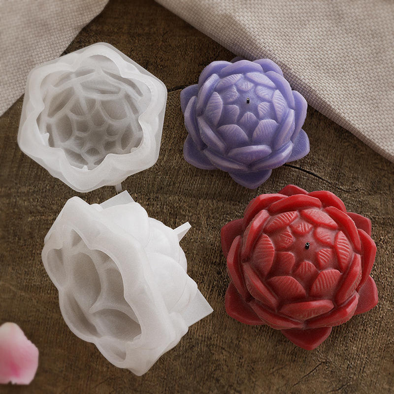 1PC Lotus Flower Candle Mold S - Candle Making Ideas 评论和价格
