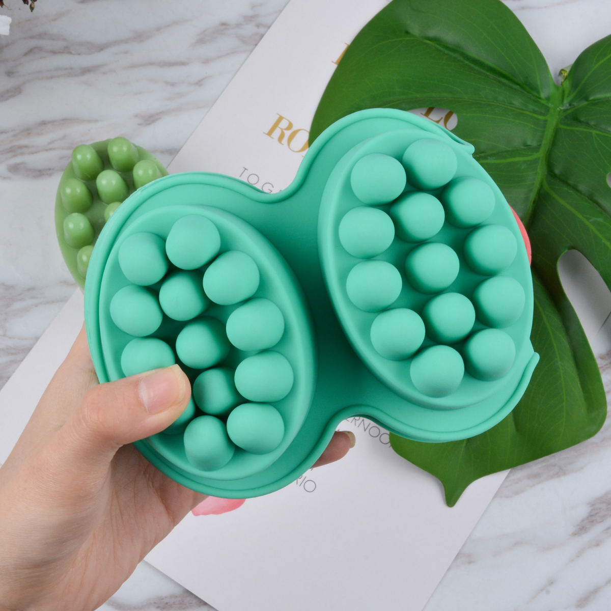 4 Hole Oval Massage Soap Silic - Candle Making Diy Kit 评论和价格
