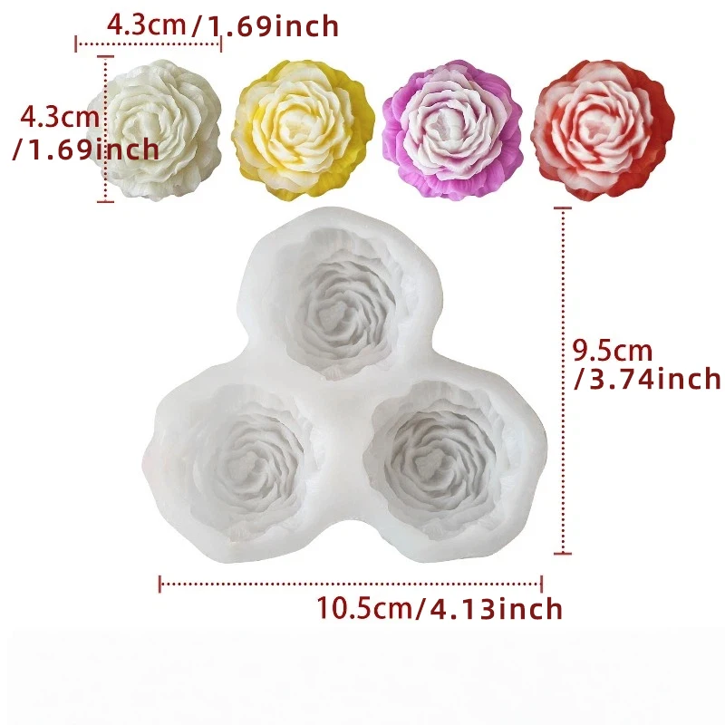 Peony Flower Candle Silicone M - Candle Making Ideas 评论和价格