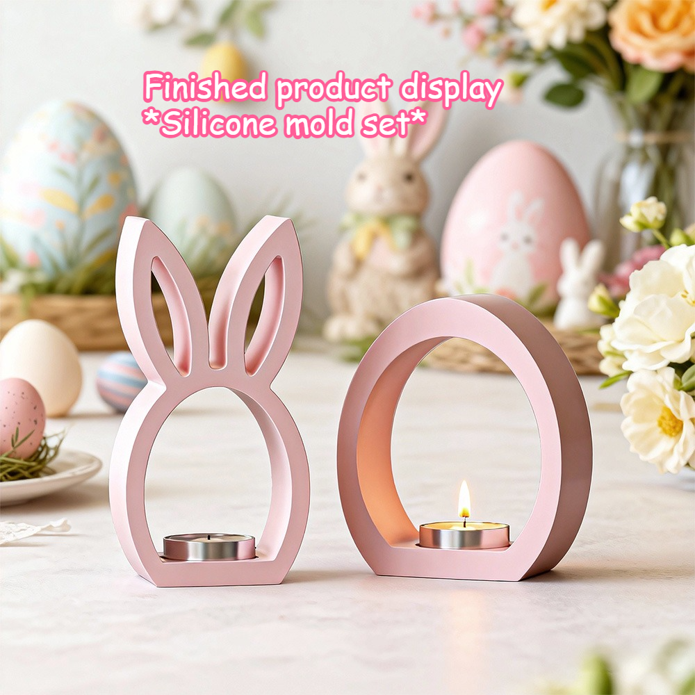 DIY 3D Hollow Rabbit & Love Si - Candle Making Fat 评论和价格