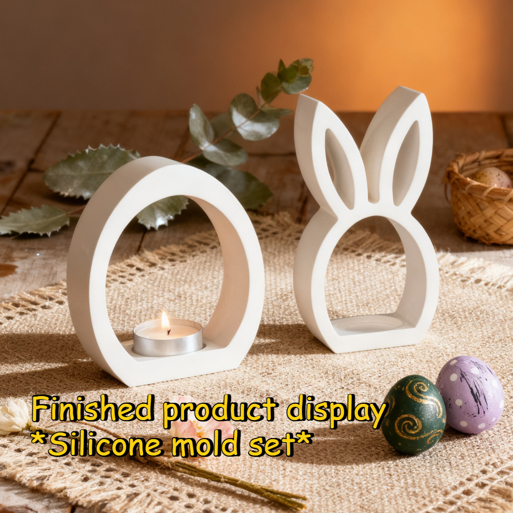 DIY 3D Hollow Rabbit & Love Si - Candle Making Fat 评论和价格